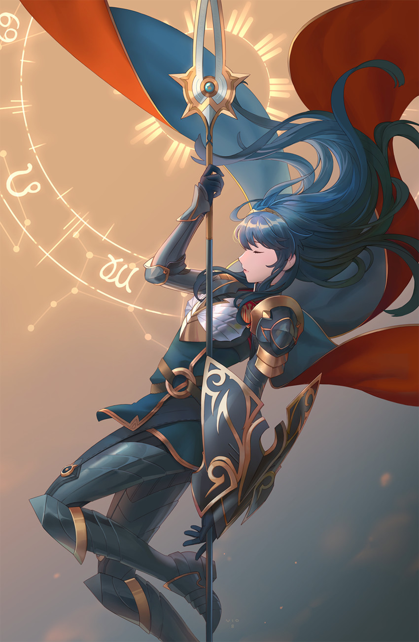 lucina (fire emblem and 2 more) drawn by violinbox