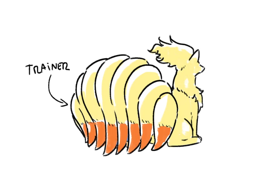 ninetales (pokemon) drawn by shibulio