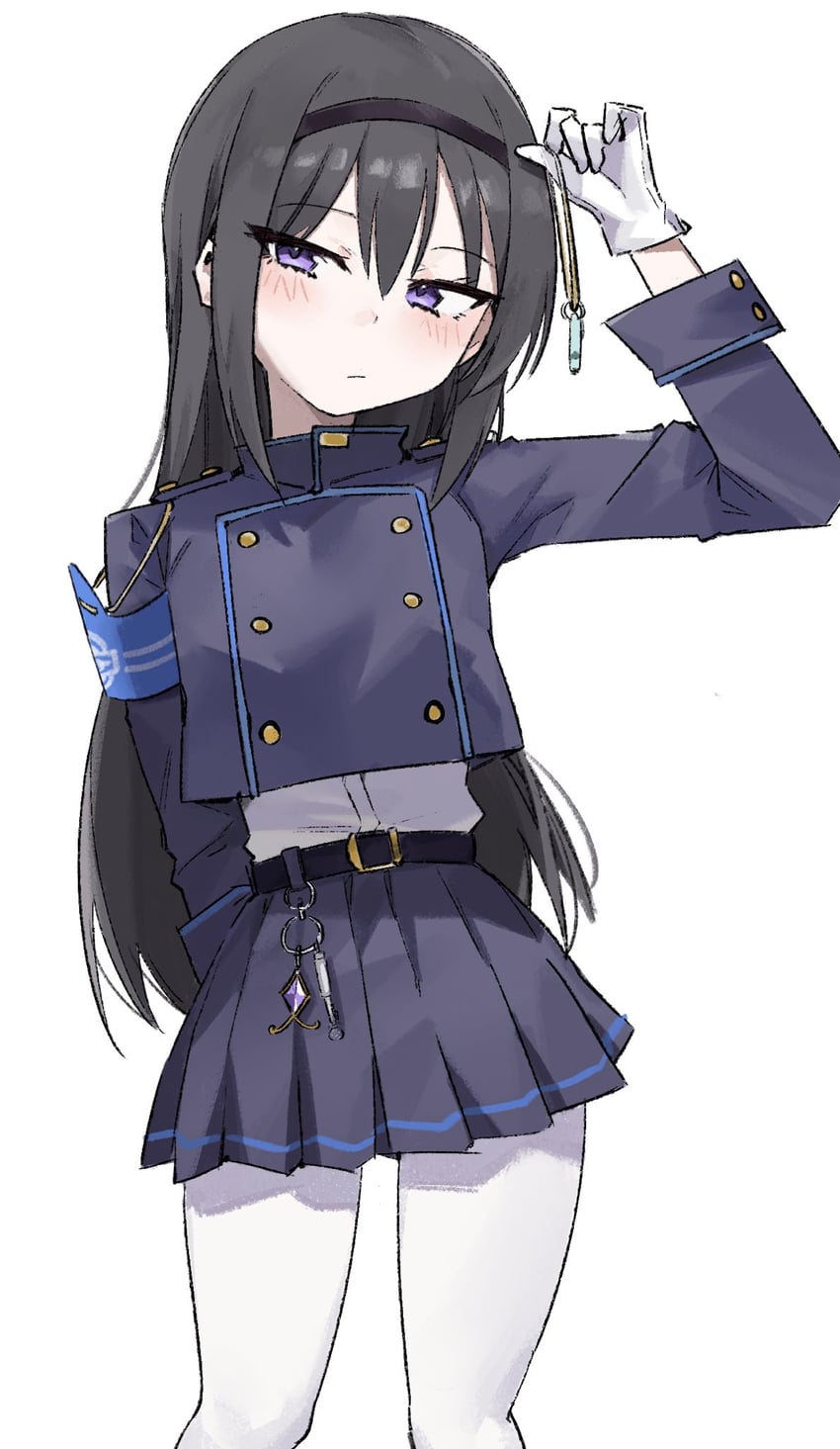 akemi homura and hikari (blue archive and 1 more) drawn by xcider