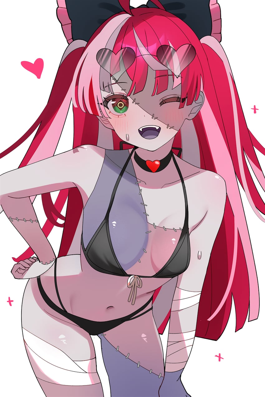kureiji ollie (hololive and 1 more) drawn by hana20000920