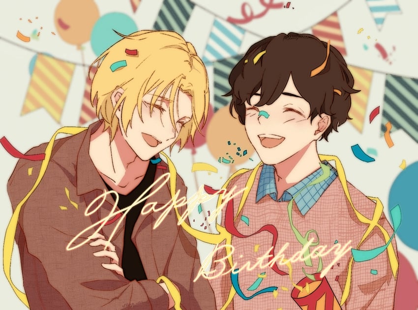 ash lynx and okumura eiji (banana fish) drawn by tu_(folly)