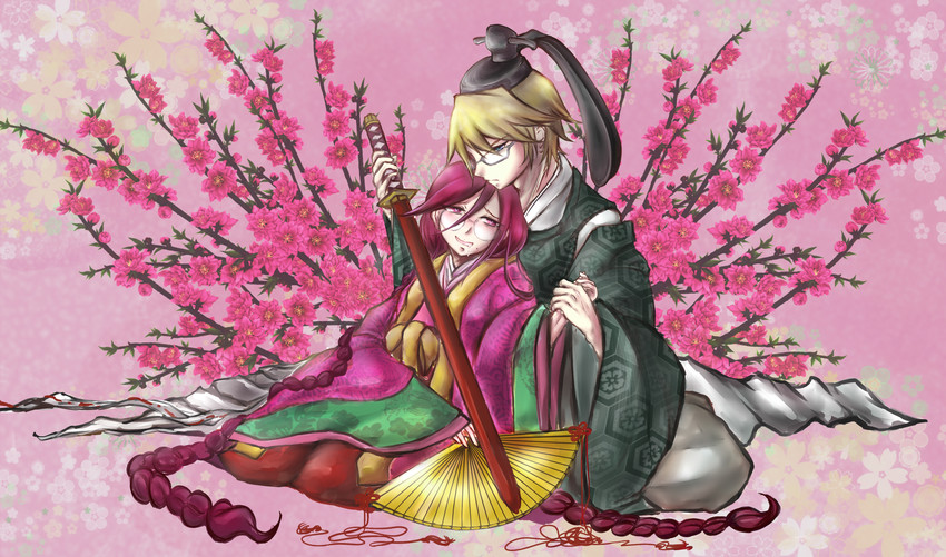 fukawa toko and togami byakuya (danganronpa and 1 more) drawn by ichima_(momo_no_ichi)