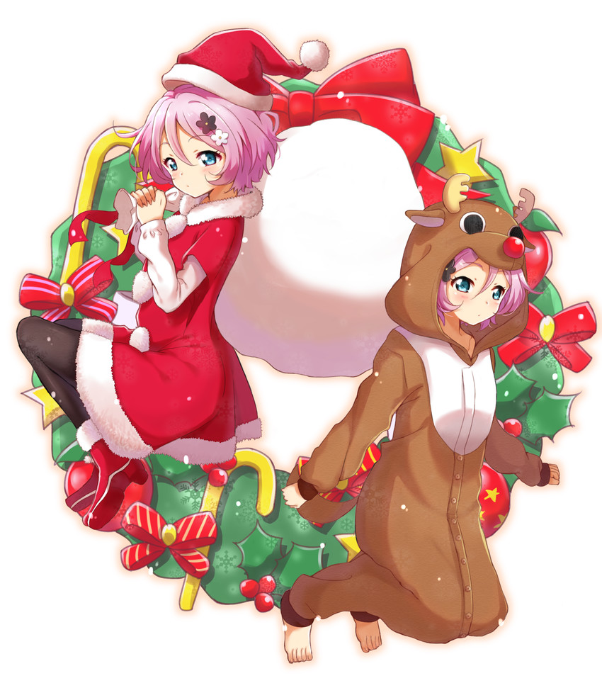 karakuri hitoha and karakuri futaba (tokyo 7th sisters) drawn by shiime