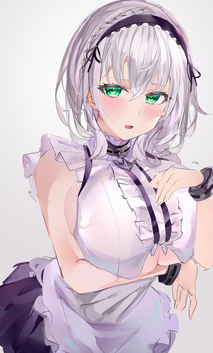 shirogane noel and dido (hololive and 1 more) drawn by mile_(off8mile)