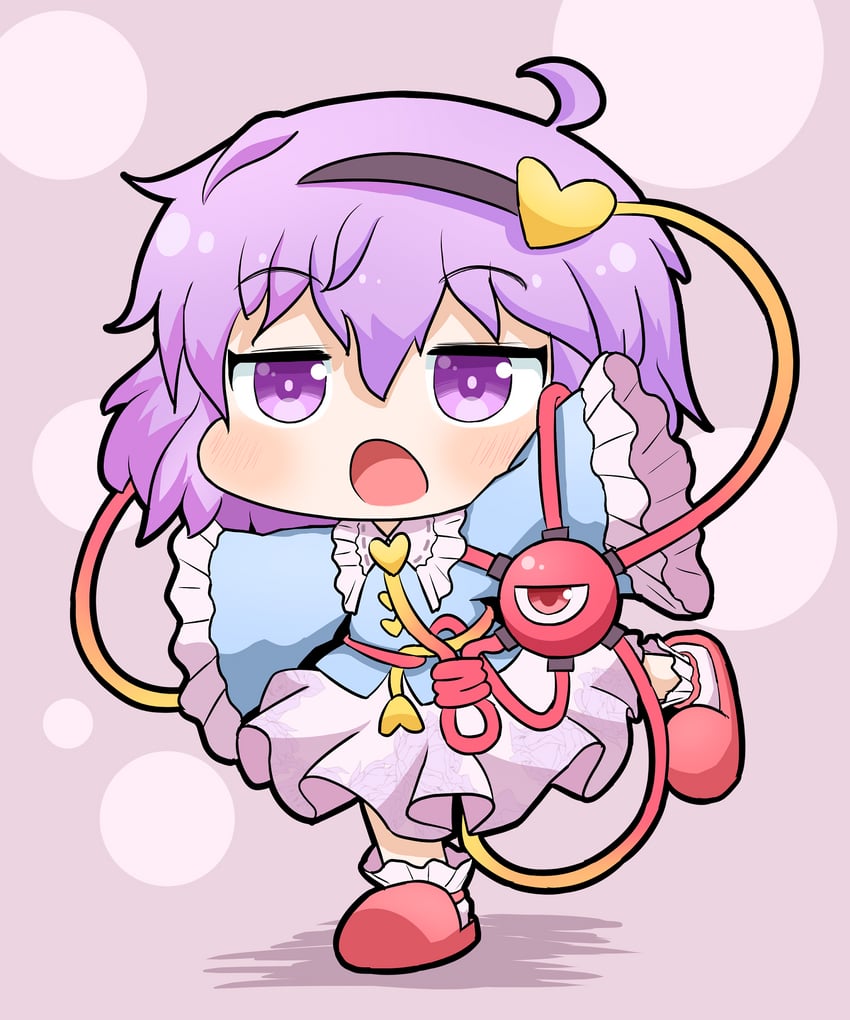 komeiji satori (touhou) drawn by coruthi