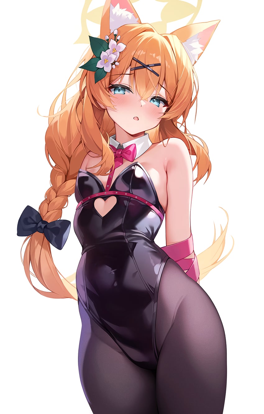 mari (blue archive and 1 more) drawn by pinki_o64