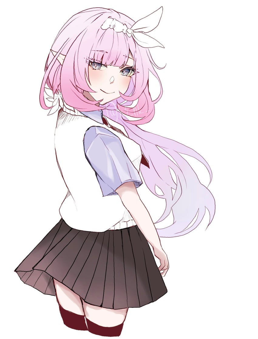 elysia (honkai and 1 more) drawn by h3_hk