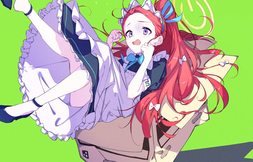 yuzu (blue archive) drawn by karasuri