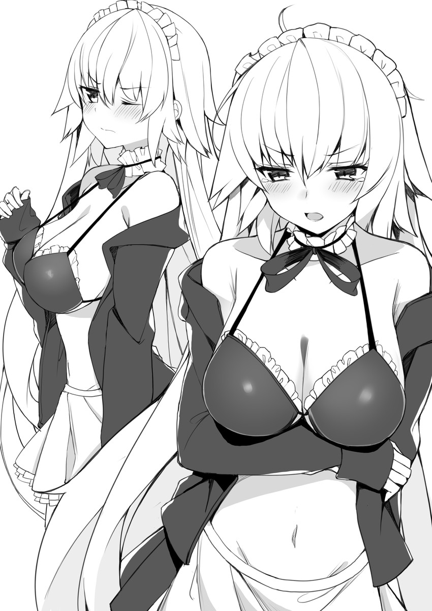 artoria pendragon, jeanne d'arc alter, and saber alter (fate and 1 more) drawn by haruyuki_(yukichasoba)
