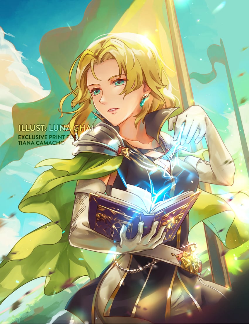 selena (fire emblem and 1 more) drawn by luna_chai