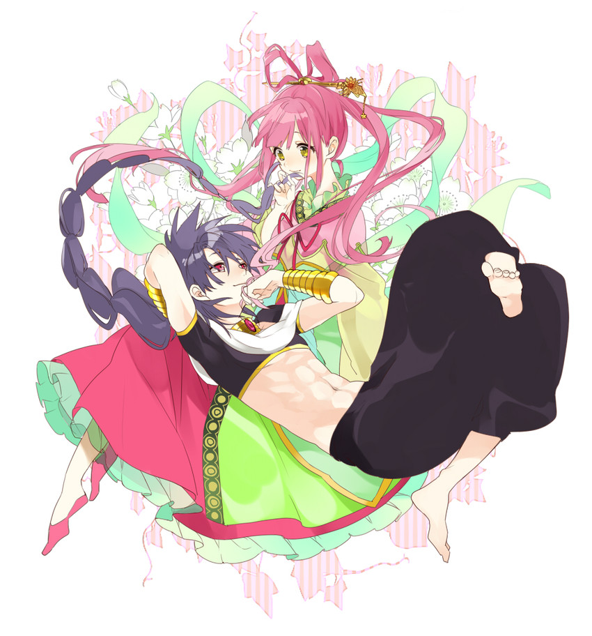 judal and ren kougyoku (magi the labyrinth of magic) drawn by hoshi_ataru