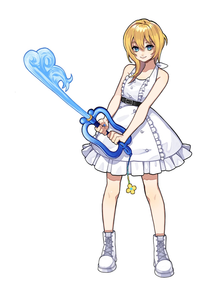 namine (kingdom hearts and 1 more) drawn by mochee_bi