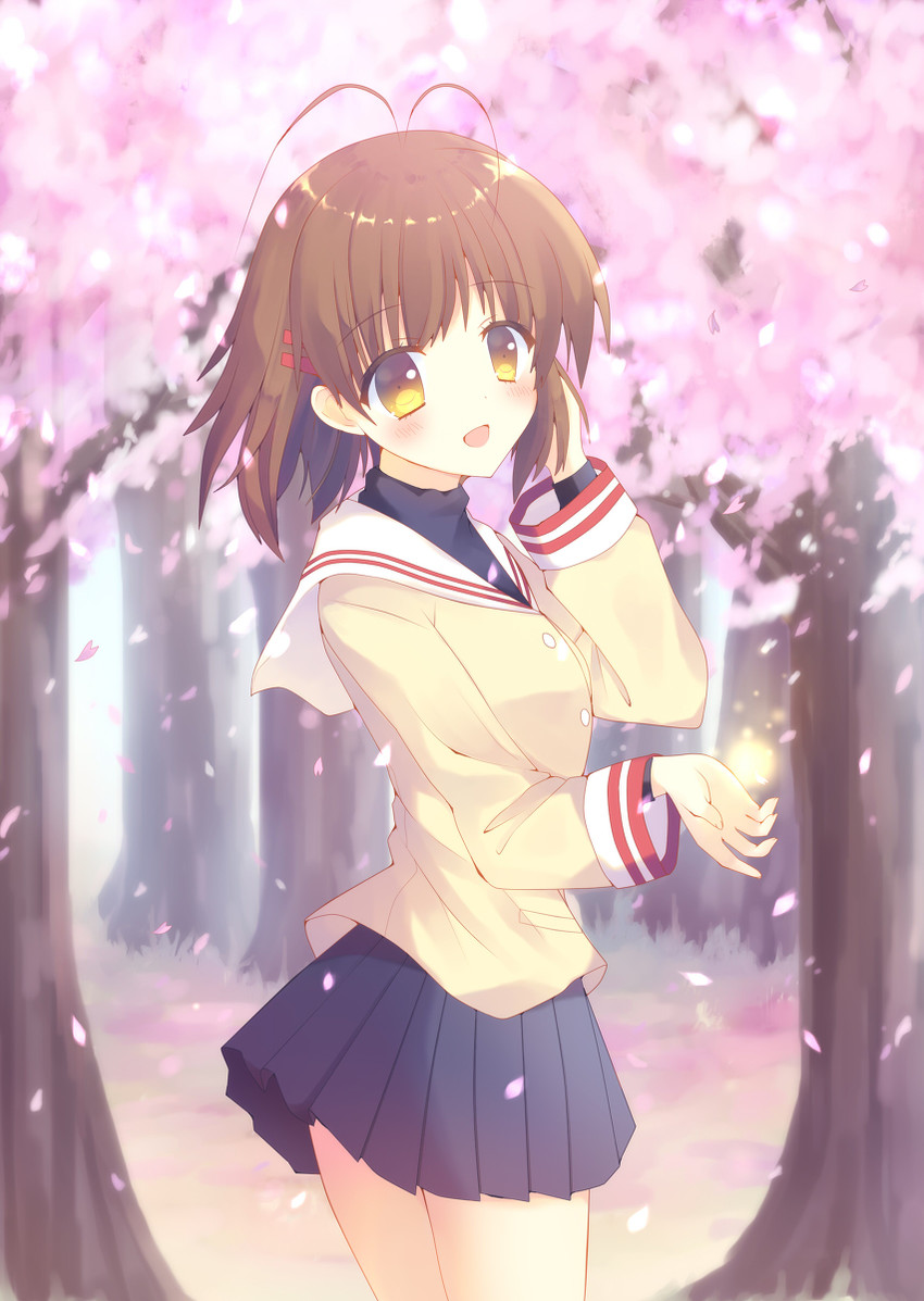 furukawa nagisa (clannad and 1 more) drawn by aiyan