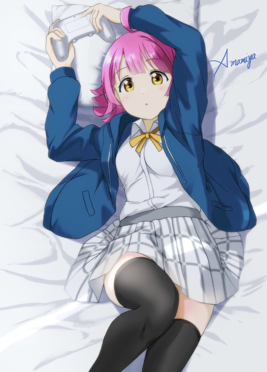 tennoji rina (love live! and 1 more) drawn by amamiya_(re-amamiya)