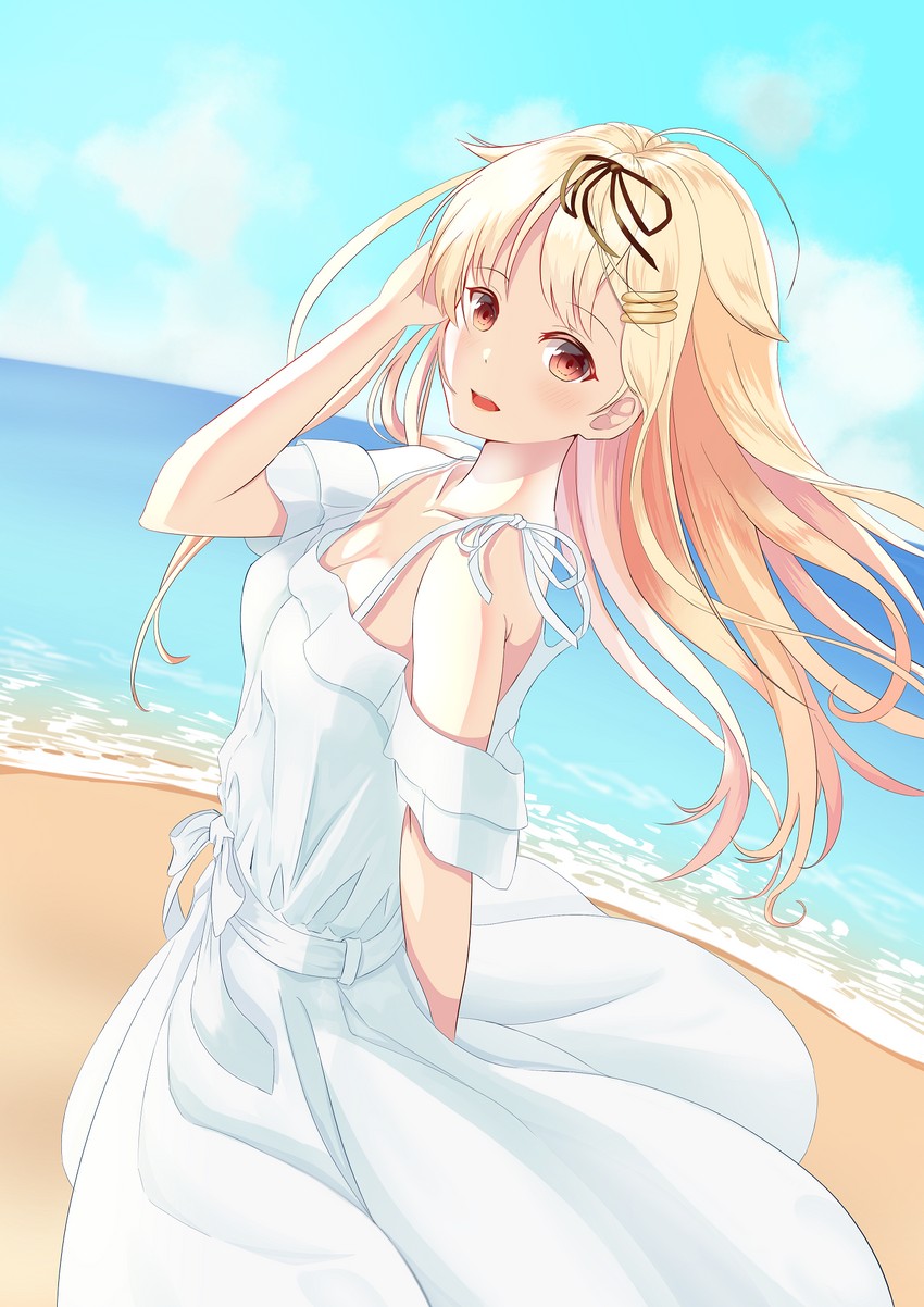 yuudachi and yuudachi kai ni (kantai collection) drawn by zuki