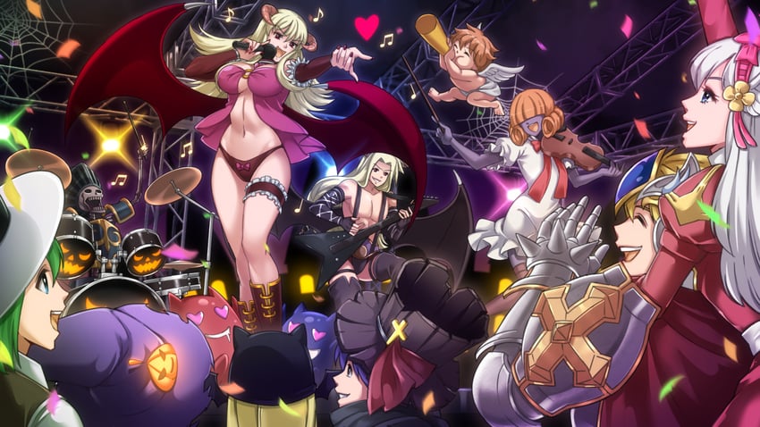 high priest, lord knight, succubus, deviruchi, clown, and 5 more (ragnarok online) drawn by riabels