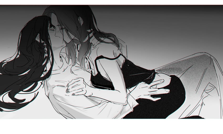 hayashi fuyu and harumoto itsuki (chaser game w) drawn by yoohu6