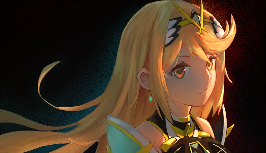 mythra (xenoblade chronicles and 1 more) drawn by kiiro_kimi