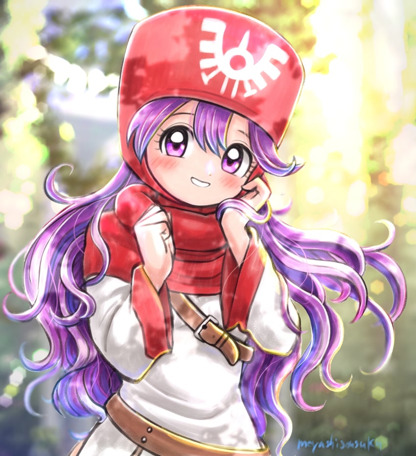 princess of moonbrook (dragon quest and 1 more) drawn by moyapippi