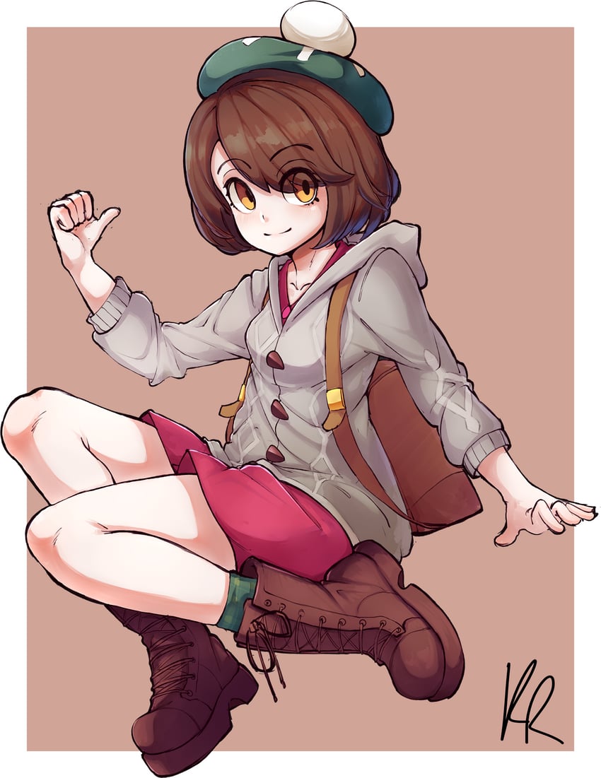 gloria (pokemon and 1 more) drawn by k-rha's