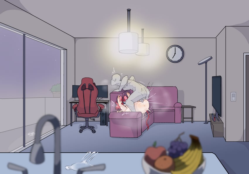 hakos baelz (hololive and 1 more) drawn by moral_cacoethes