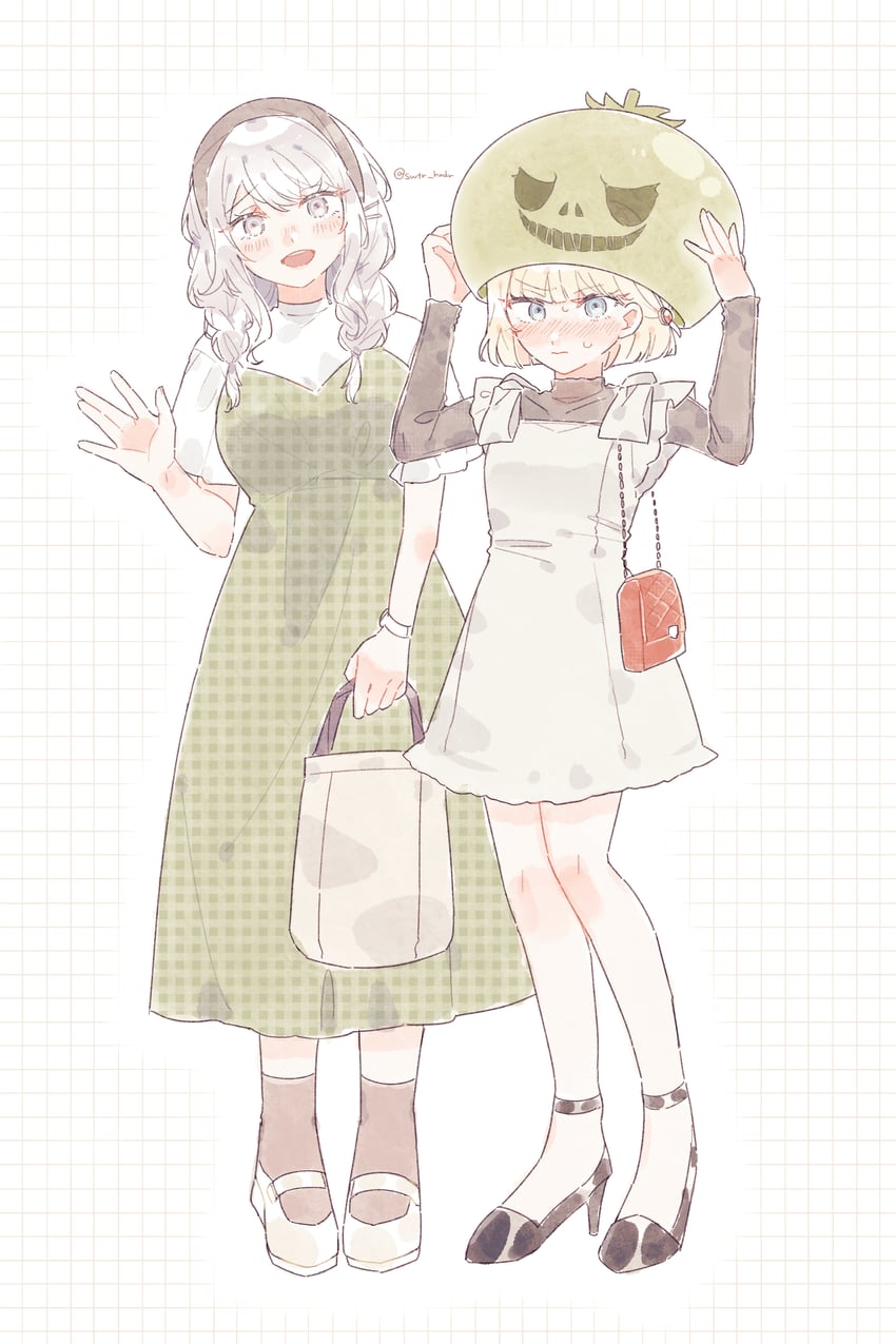 kirifuji nozomi and oosuzuki kurara (the hundred line -last defense academy-) drawn by swtr_hndr