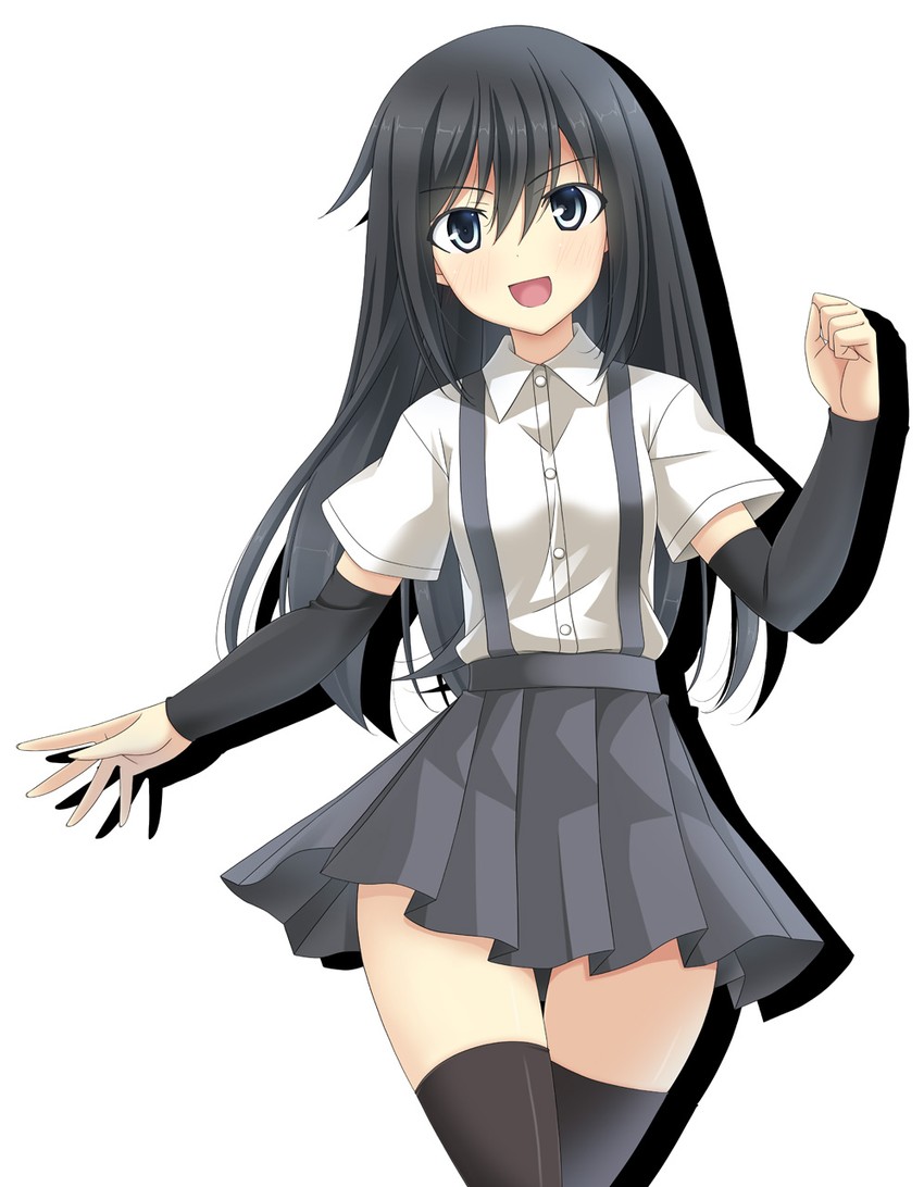asashio (kantai collection) drawn by rappa_(rappaya)