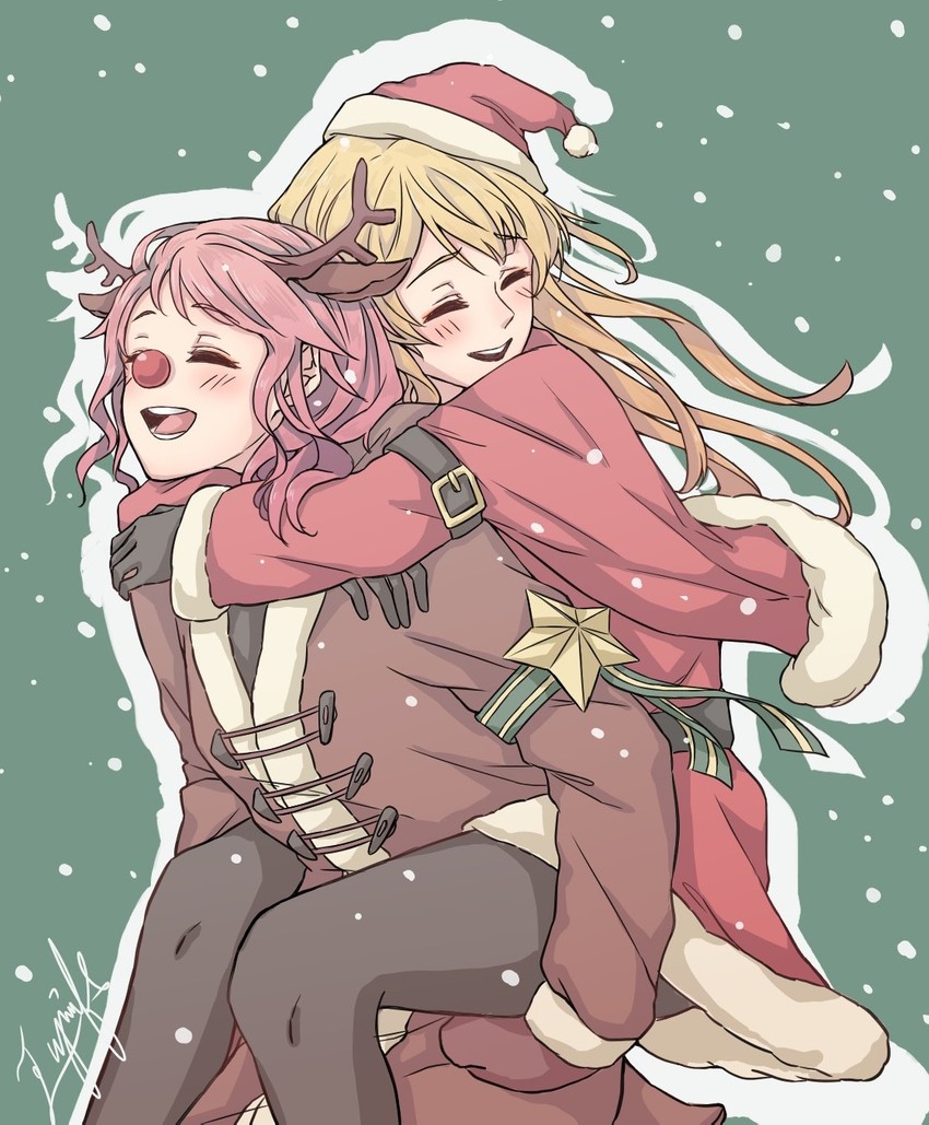 maruyama aya and shirasagi chisato (bang dream!) drawn by aiiro_bokujuu
