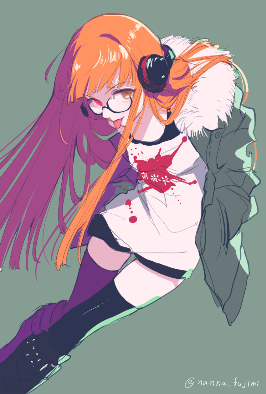 sakura futaba (persona and 1 more) drawn by fujimi_nanna