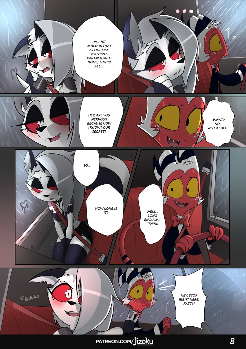 loona and moxxie (helluva boss) drawn by jizoku