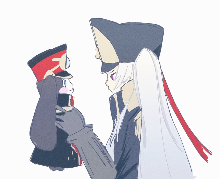 pom-pom and altair (honkai and 2 more) drawn by revohera