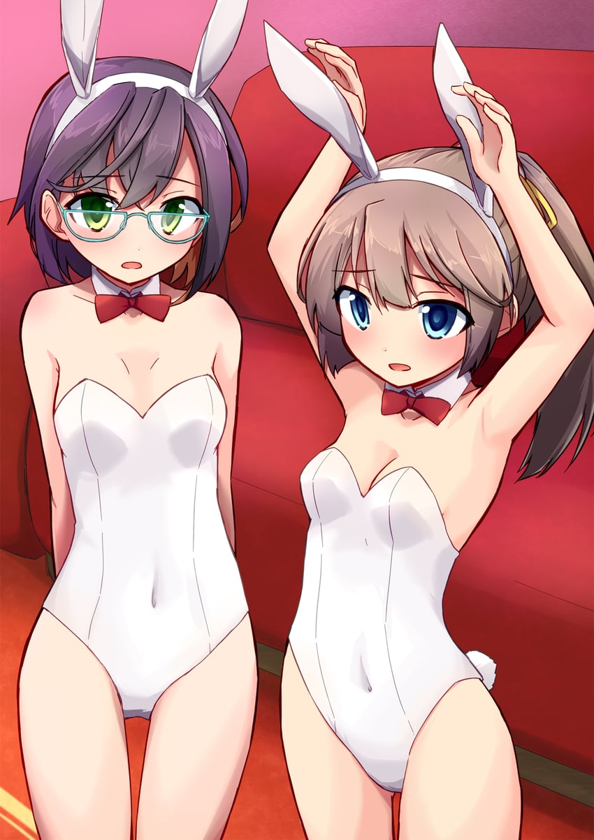kazagumo and okinami (kantai collection) drawn by kakizaki_(chou_neji)