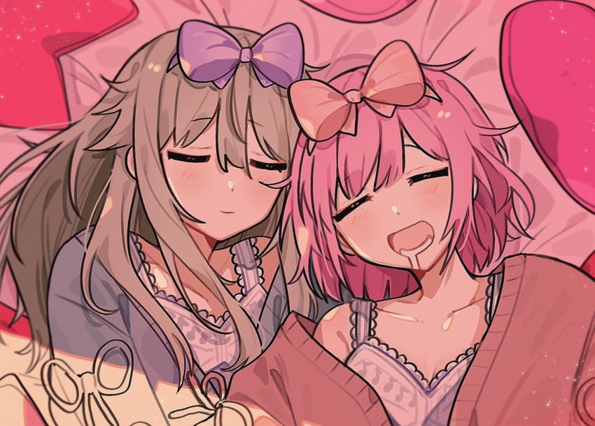 ootori emu and kusanagi nene (project sekai) drawn by emne