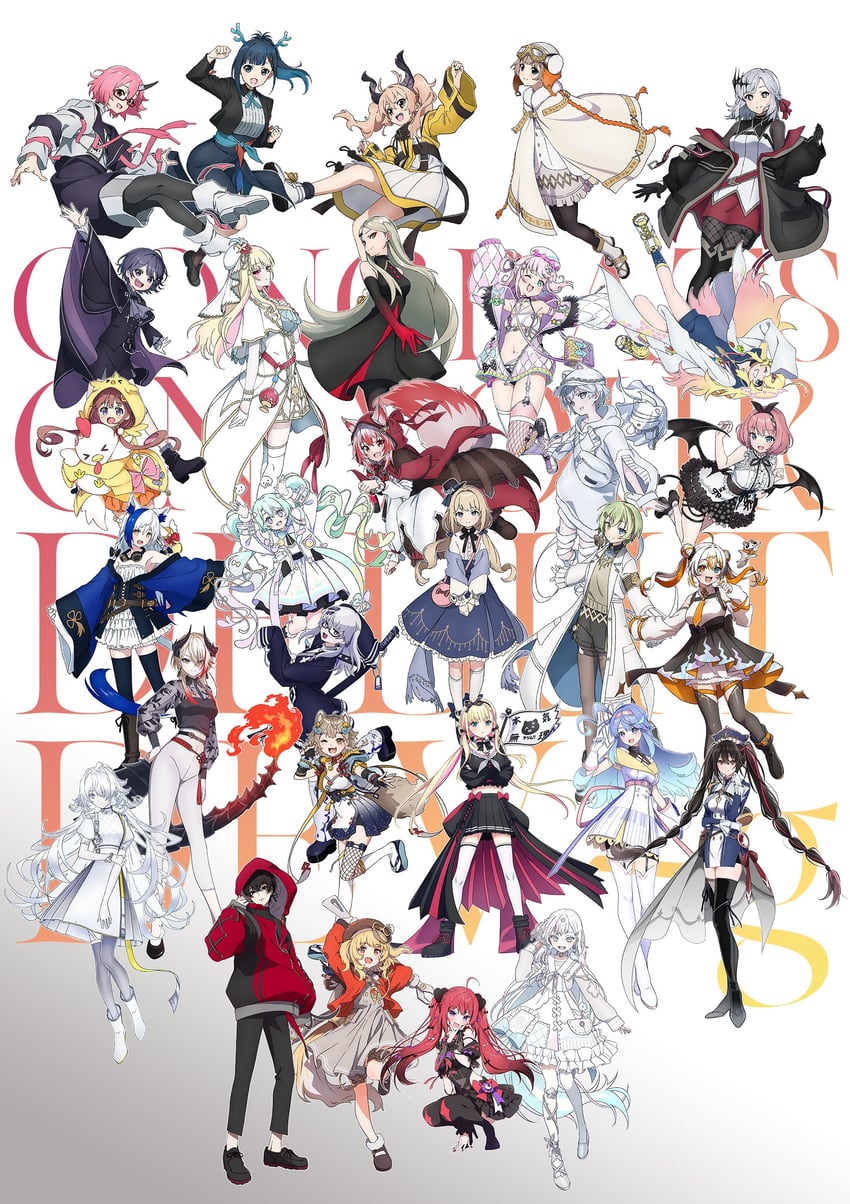 syusetu kohaku, aomiya yozuri, anshinin misa, otokado ruki, kujou ringo, and 26 more (vee and 1 more) drawn by makicha_(sasurainopink)