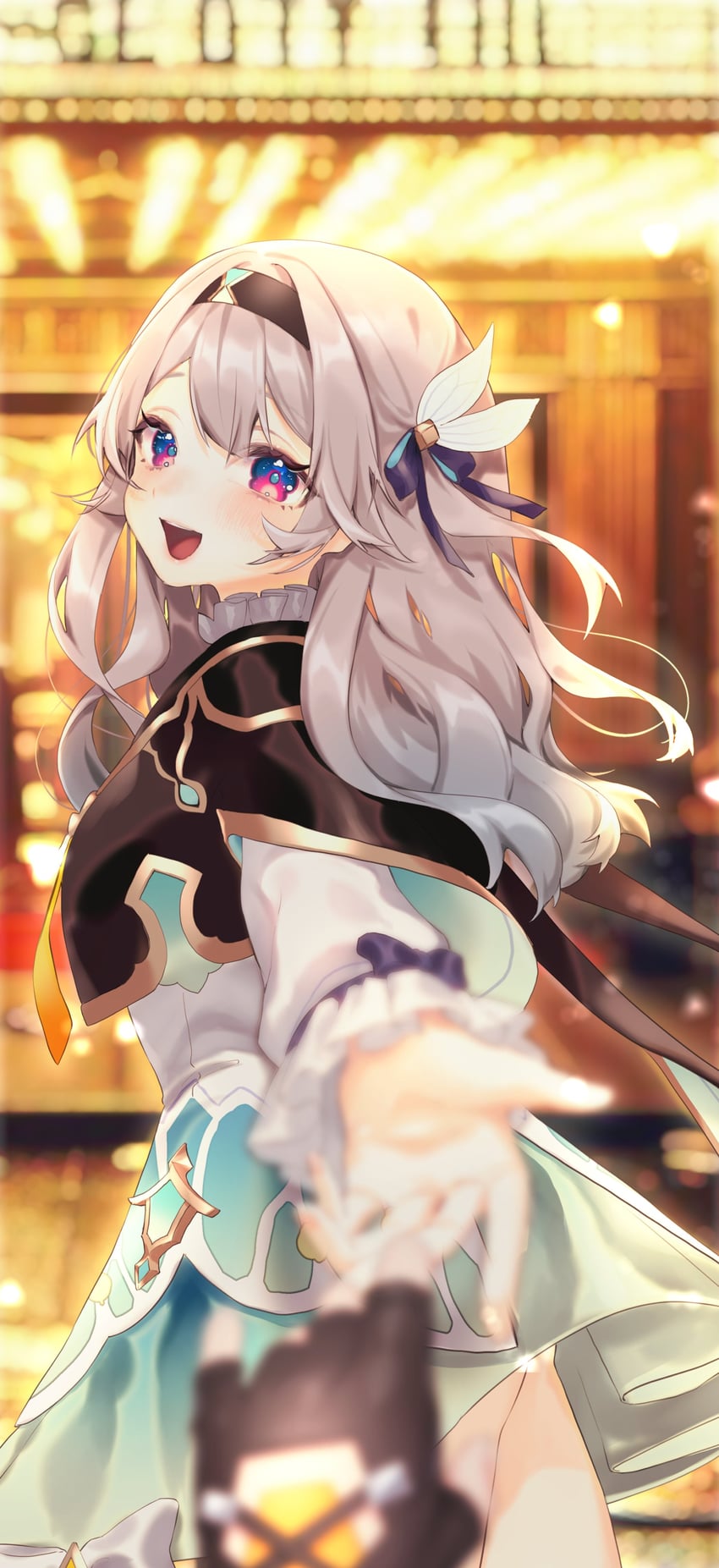 trailblazer, firefly, and caelus (honkai and 1 more) drawn by mokokiyo_(asaddr)