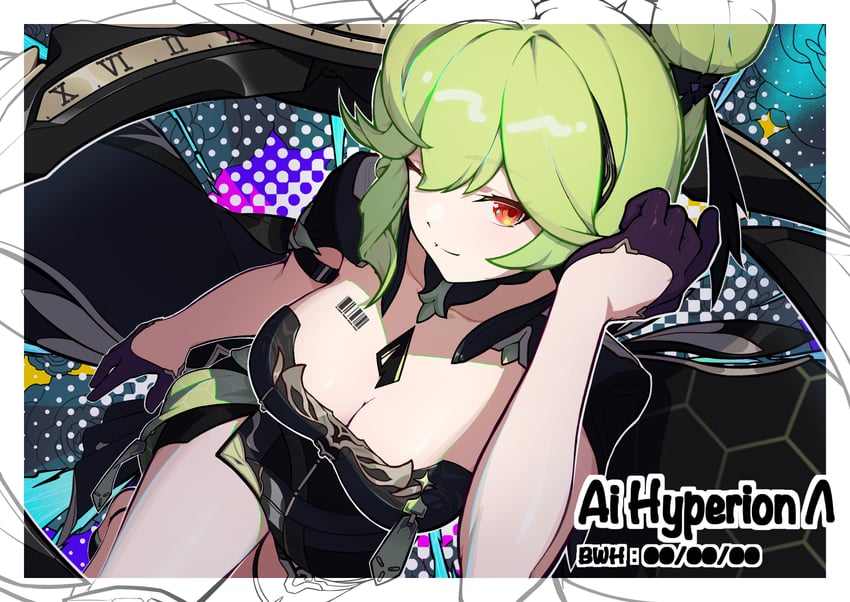 ai hyperion lambda (honkai and 1 more) drawn by yikco