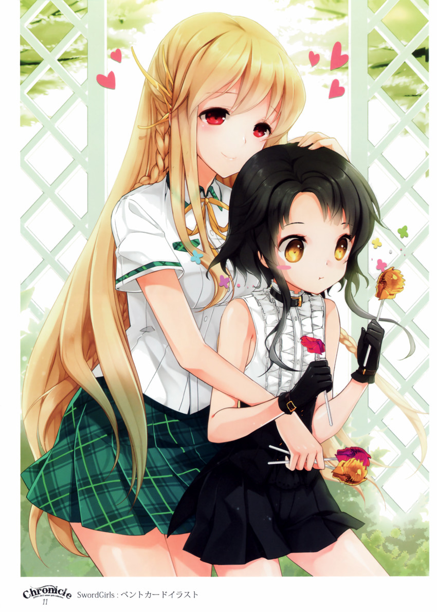 sita vilosa and elion (sword girls) drawn by juna