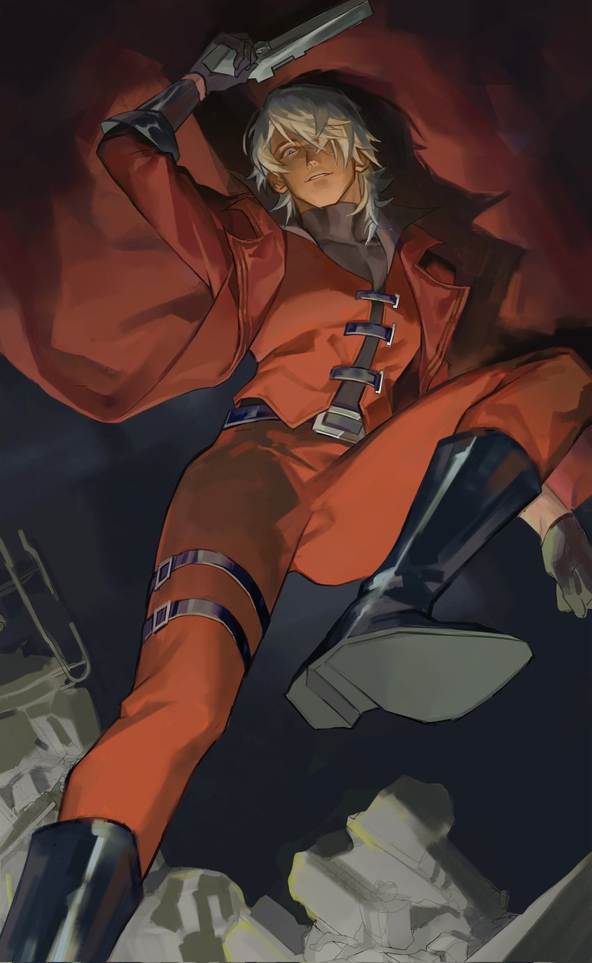 dante (devil may cry and 1 more) drawn by jing84672940