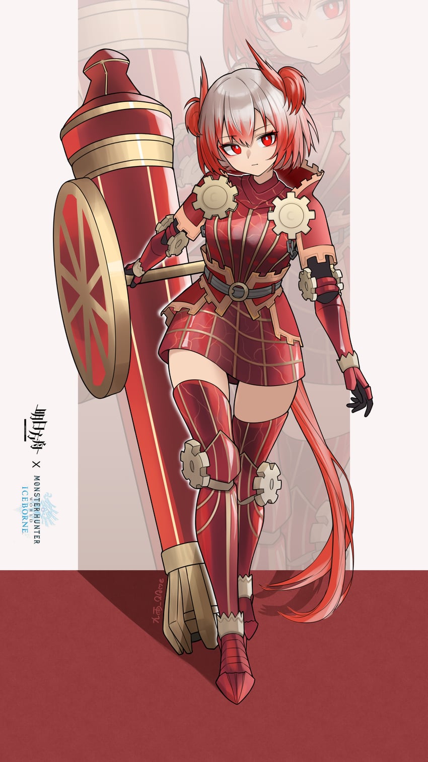 fiammetta (arknights and 3 more) drawn by jiuyu_qame