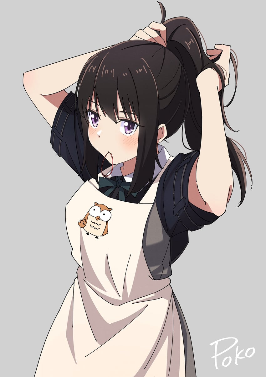 inoue takina (lycoris recoil) drawn by poko_(user_rjdg5478)