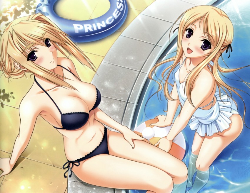 silvia van hossen and maria van hossen (princess lover) drawn by komori_kei
