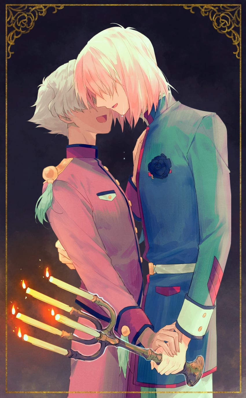 mikage souji and chida mamiya (shoujo kakumei utena) drawn by araratake