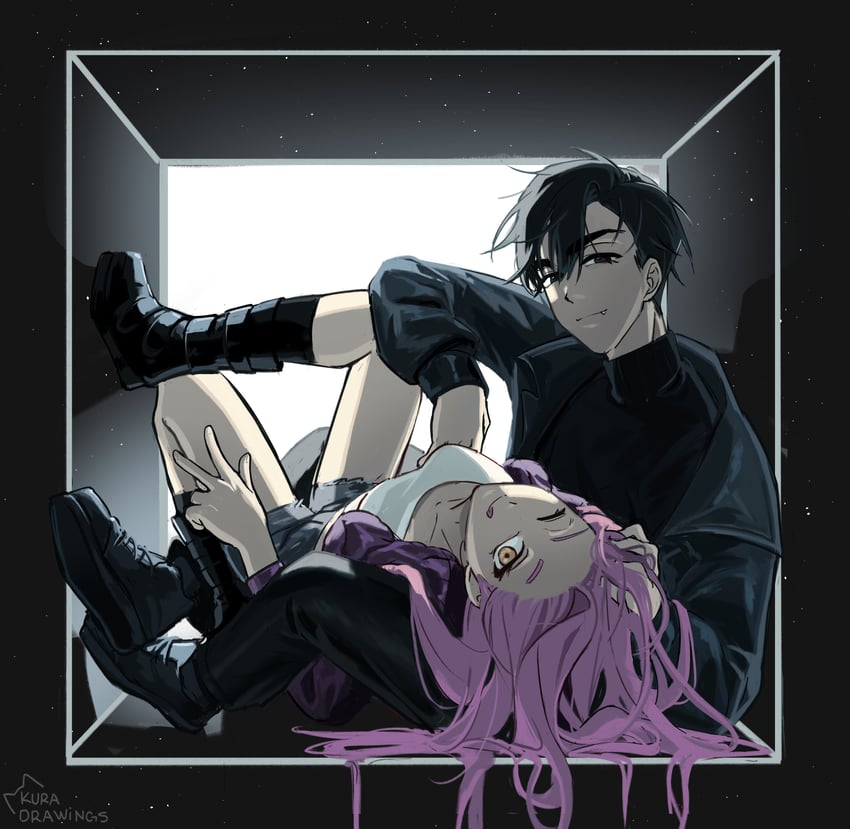mizi and ivan (alien stage) drawn by kuradrawings
