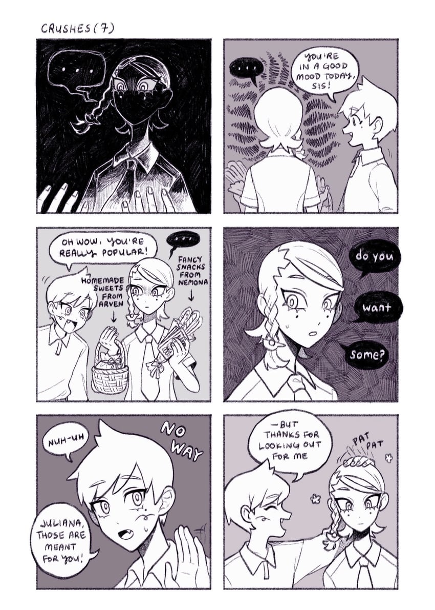 juliana and florian (pokemon and 1 more) drawn by submashell
