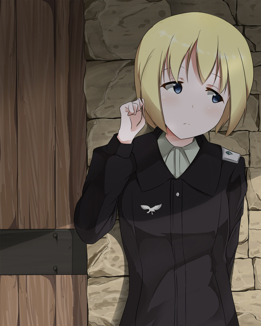 erica hartmann (world witches series and 1 more) drawn by black_okojo