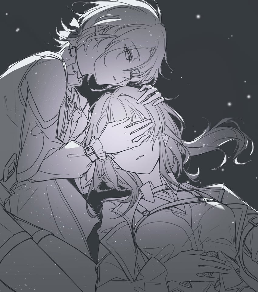 kafka and elio (honkai and 1 more) drawn by shiregotoaka