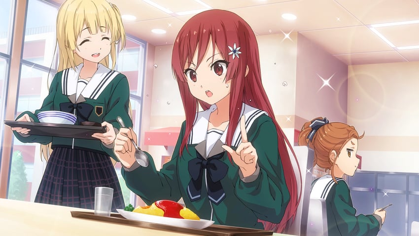 fujima sakura, sato reika, and kono miyako (22/7 and 1 more)