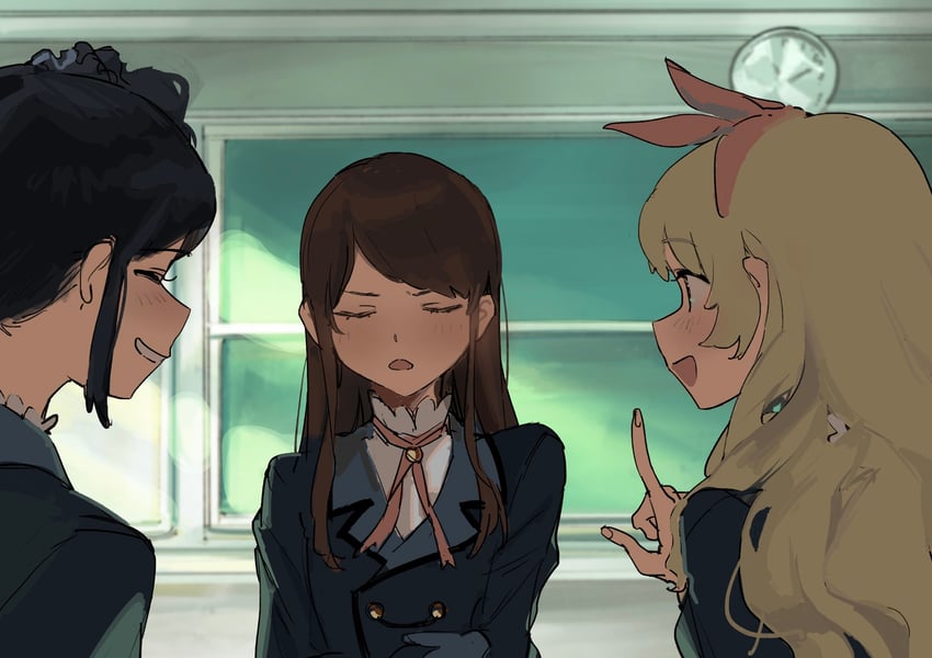 hoshimiya ichigo, kiriya aoi, and shibuki ran (aikatsu!) drawn by suiso_(owp)
