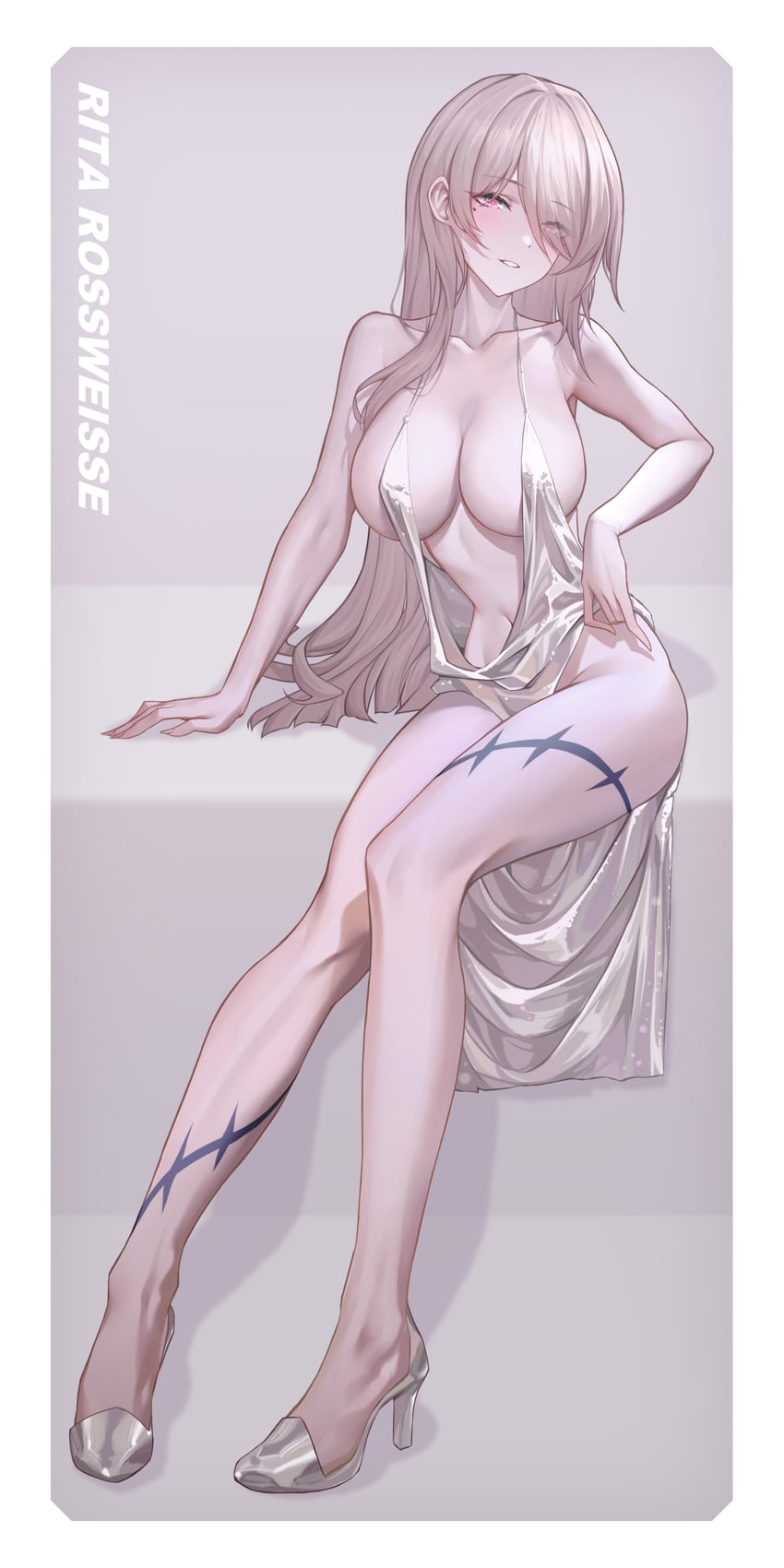rita rossweisse (honkai and 1 more) drawn by ruo_zhishi_chu_jian
