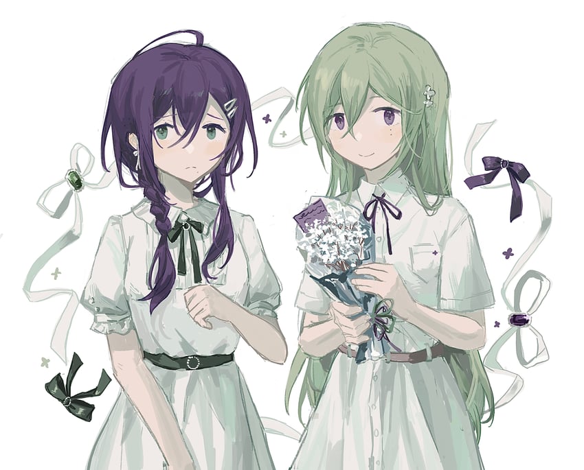 ayase mayoi and kazehaya tatsumi (ensemble stars!) drawn by dongfang_shuyechu